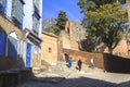 Life in Chefchaouen Medina, Morocco Royalty Free Stock Photo